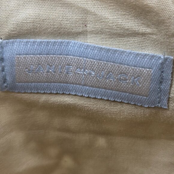 Janie and Jack Straw Pom Pom Trim Handbag Youth Rounded Strap Fun Plush - Picture 6 of 7